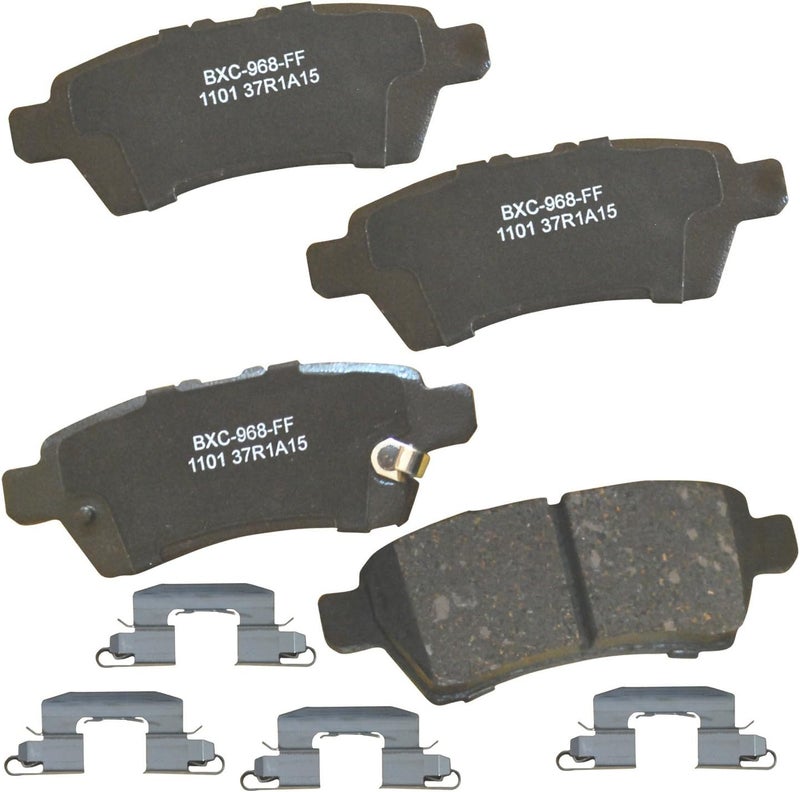 Bendix Premium SBC1101 Ceramic Rear Brake Pads for Nissan Pathfinder 2012-2005 - Image 1